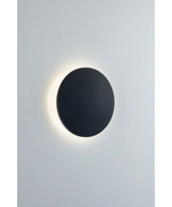 APPLIQUE "AMON" LED NERO 4000K 360LM, Ø13 CM